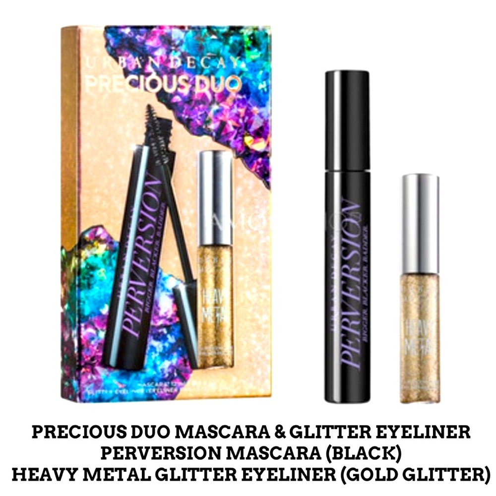 Urban Decay Precious Duo Mascara and Glitter Eyeliner Brand New Full Size